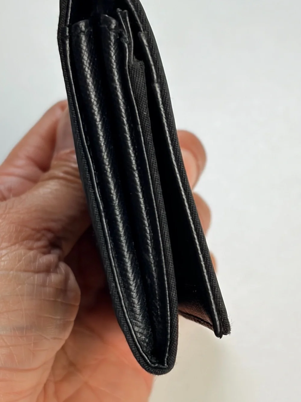 Prada Black Nylon Card Holder